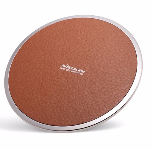Magic Disk III Qi Wireless Quick Charge Charger - With Leather Pad